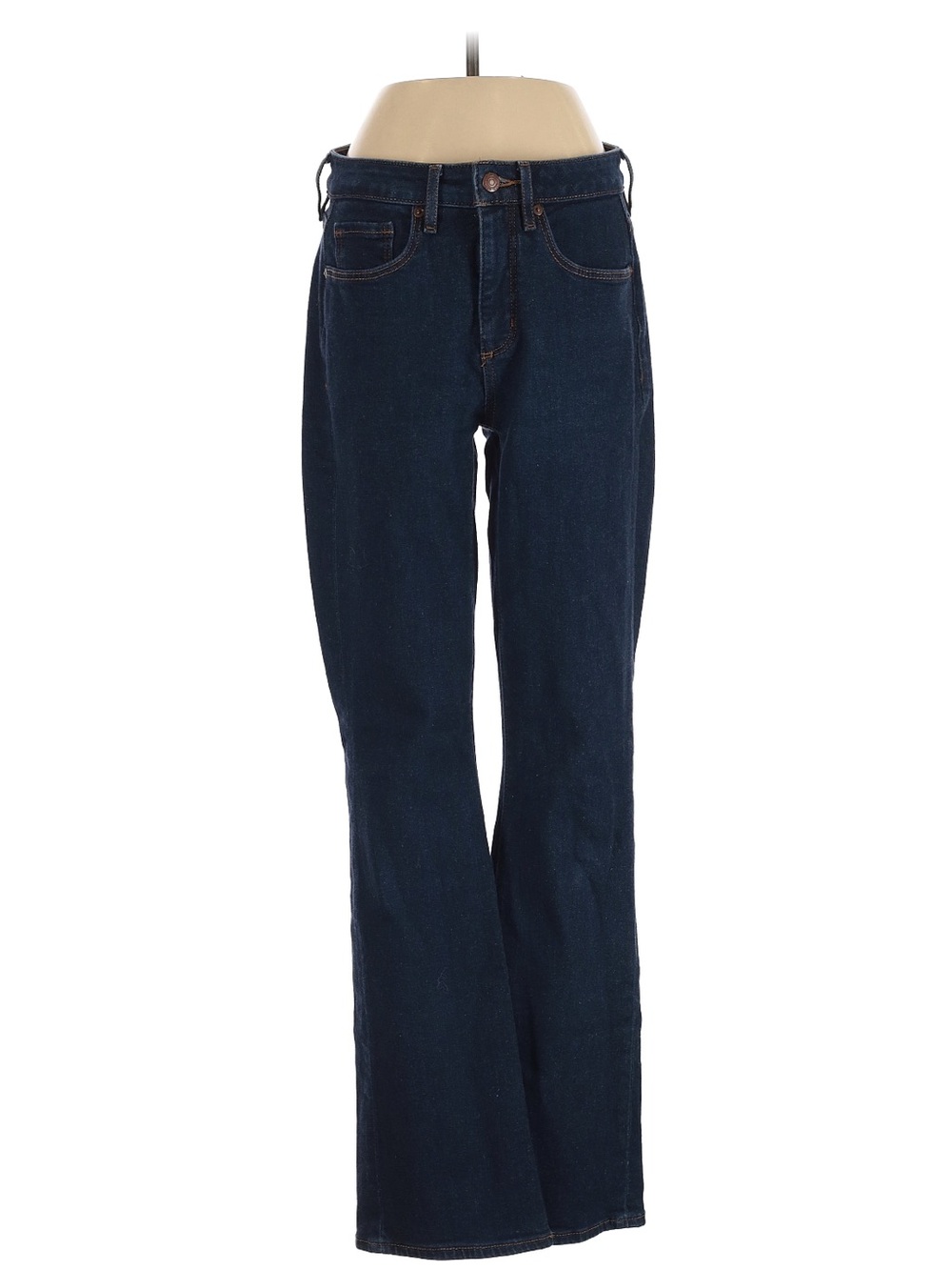 LOFT Dark Blue Boot-Cut Jeans